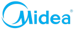 Логотип фирмы Midea в Дубне