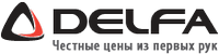 Логотип фирмы Delfa в Дубне